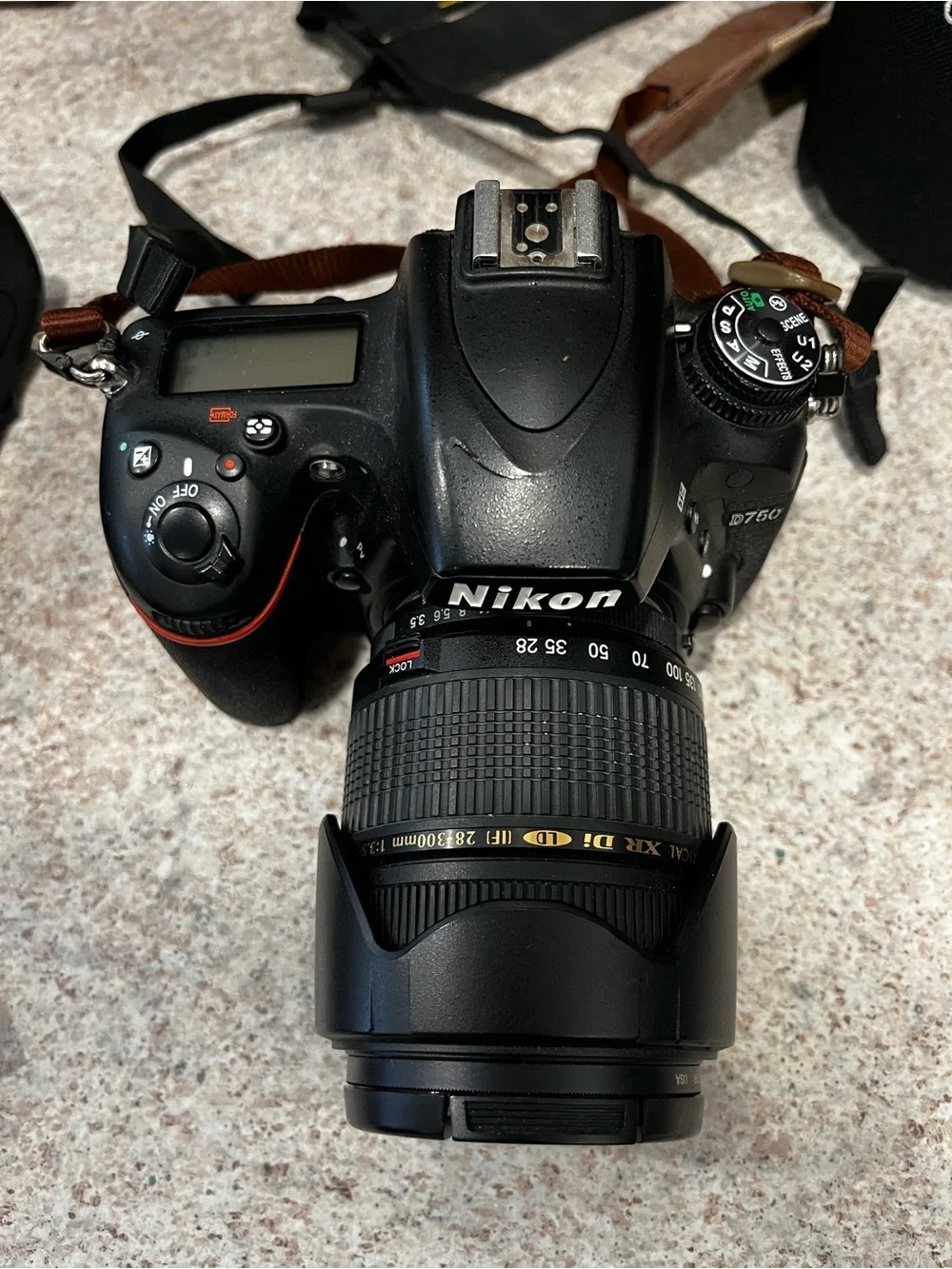 Nikon D750 24.3MP DSLR Body w/ Nikon 35mm Prime Lens + 28-300mm Tamron Zoom Lens